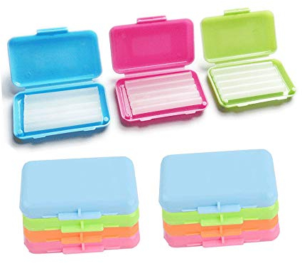 Wenplus 10er-Pack Zahnwachs Mundpflege Kieferorthopädisches Wachs für Zahnspangenträger - 10 Farben 10 Geschmacksrichtungen