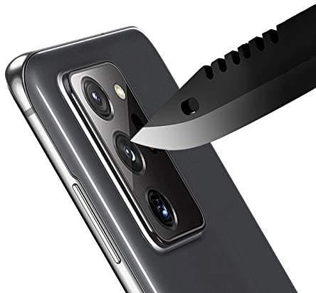 Wigento 0,2 mm H9 2.5D Hart Glas Rückseite Kamera Linse für Samsung Galaxy Note 20 Ultra Folie Neu