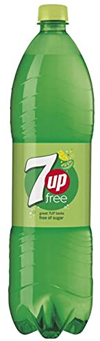 Seven Up 7UP gratuit Soda Bouteille sans sucre Boissons gazeuses 1500ML