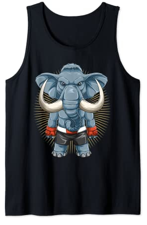Starker Elefant in MMA Shorts - Mixed Martial Arts Geschenk Tank Top