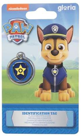 Paw Patrol - Placa Identificación Chase