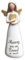 Gemini Gifts Engel Figur Ornament Sammelfigur Geschenk für Mama Geburtstag Weihnachten Muttertag mit nachdenklichen Worten und gefühlvollen Vers Mama Schutzengel