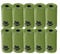 DOORLV 10 Rouleaux Sac à déchets dégradable pour Animaux de Compagnie de Pelle à litière pour Chat intégrée Sacs poubelles spéciaux (15 pcs/Rouleau)