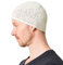 CHARM Sommer Strick Mütze Im Kufi Gebetsmütze Stil - Herren Damen Beanie aus Baumwolle Hut Sonnen Cap Weiß