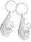 com-four® 2x porte-clés multifonctionnel - porte-clés avec porte-clés, ouvre-bouteille, puce pour caddie, ouvre-porte et poussoir à bouton (2 pièces - multi-outil)