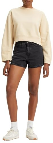 Levi's Levis Damen 80S MOM Short Blacks, Not to Interrupt, 30 EU