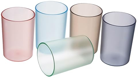 Alipis 5 Pièces Rinçage des Dents Latte Tasse De Thé Salle De Bain Brossage Tasse Salle De Bain Gobelet Brossage des Dents Tasses Dentifrice Tasses Salle De Bain Tasse pour Voyage