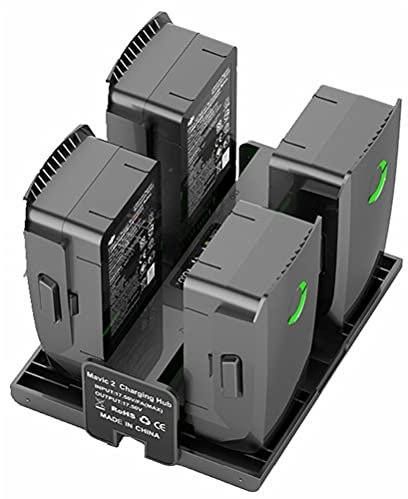 Mini 4 in 1 LED Display Drohne Akku Ladegerät Intelligenter Ladehub für DJI Mavic 2 Pro Zoom Drohne