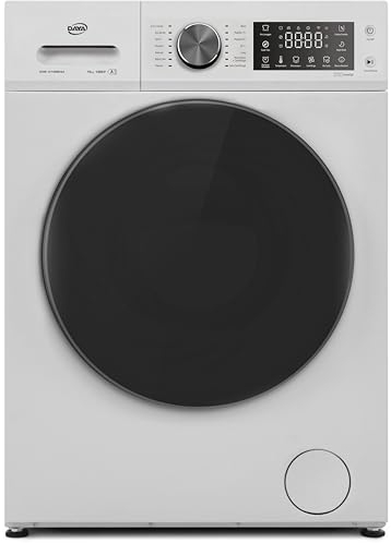 Daya DSW-1014BM55A, Lavatrice a carica frontale, Motore inverter, Classe A, Capacità 10 kg, 17 programmi, Display LCD, Centrifuga 1400 giri/minuto, Programmi speciali: Vapore - Baby Care - Night Wash