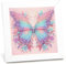 Schmetterlings Diamond Painting Kinder Mit Rahmen, Diamant Painting Bilder Schmetterling, Diamond Painting Kinder ab 4-6-8 Jahre, Diamant Bilder Arts Craft für Home Wand Decor(17,5x17,5cm)