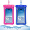 IPX8 Waterproof Phone Pouch Waterproof Phone Case for Swimming 2 Pack, Underwater Phone Cases Waterproof Phone Bag Up to 7.2 for iPhone 15 14 13 12 Pro Max,Samsung S24 S23,Huawei Redmi (Blue/Pink)