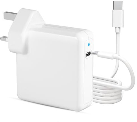 Mac Book Pro Charger 96W USB C Charger Power Adapter Compatible with Mac Book Pro Air iPad Pro LED Indicator 5A USB-C to C Cord