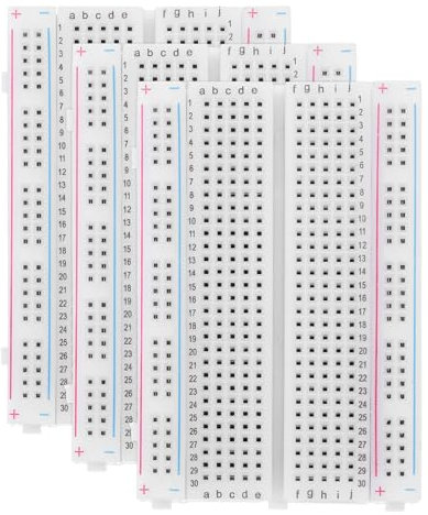 PATIKIL 3 Pcs Breadboard, Solderless Breadboard Large Breadboard 400 Tie Points Prototype PCB Bread Board Electronics Kit Plates, Yellow