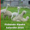 Fickende alpaka kalender 2025
