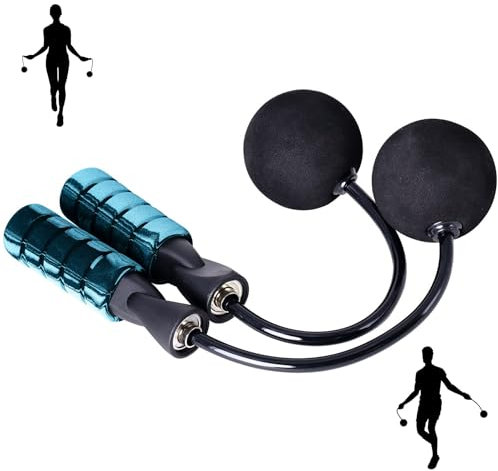 Weighted Jump Rope for Fitness Adjustable Ropeless Bod Rope for Indoor Jumping High Speed Skipping Rope for Workout Weight Loss Cordless Jumping Rope for Men Women Kids