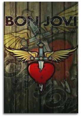 GFXEZZLH Bon Jovi Poster3 Leinwand Poster Dekorative Kunst Poster Moderne Kunst Poster für Schlafzimmer (30x45cm)