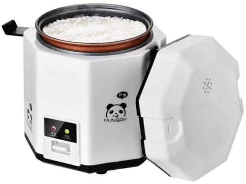 Mini Rice Cooker with Ceramic Bowl, 4 Cooking Functions, 4 Multicooker Functions, LED Display