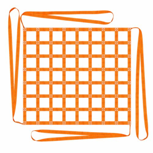 OJTOJT Lasten-Hebenetz 1 x 1 m aus Polyester, mit 10-cm-Maschen bis 300 kg | Quadratische Mesh Load, Hangendes Hebenetz Zum Be und Entladen Von Fracht; Hebe-Hebenetz