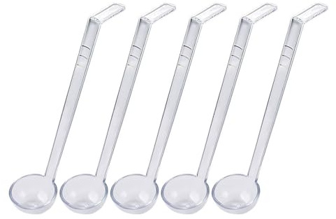 Caja de servir de plástico multiusos con sopa de plástico transparente larga para sopas calientes bebidas frías y fiesta de postre utensilios de catering