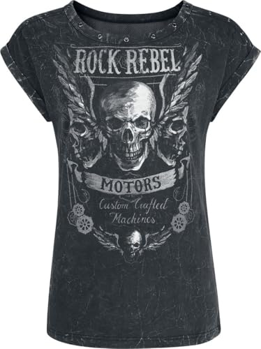 Rock Rebel by EMP Damen T-Shirt Original Sinners T-Shirt grau