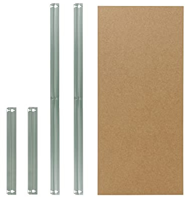 shelfplaza® HOME 75x23cm Fachboden-Set komplett für Steckregale in grün/HDF-Fachboden/zusätzliche Fachböden für Schwerlastregale
