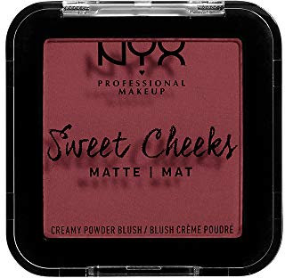 NYX PROFESSIONAL MAKEUP Sweet Cheeks Creamy Powder Blush Matte - Rosa, Lila - Bang Bang