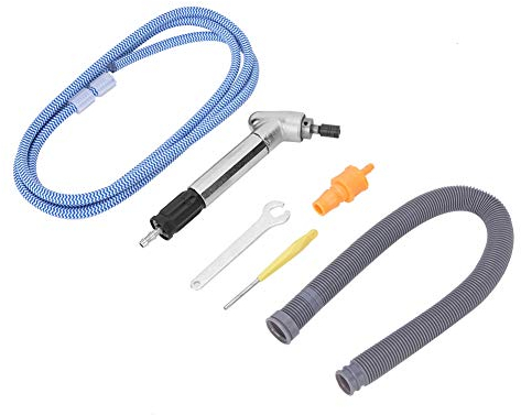 Pneumatischer Schleifstift Air Micro Die Grinder Kit, 120-Grad-Winkelschleifer Biegekopf Pneumatischer Winkelschleifer, 52500 U/min