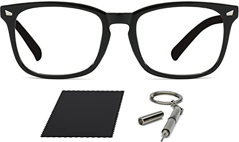 Riccardo Materossi® - Premium 99.9% Blue Light Blocking Glasses (380-410nm) - Reduce Headaches and Improve Sleep - UK Brand