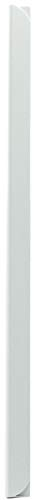 LEO’s - 100 x Klemmschienen Weiß DIN A4 (297 mm) FH 3-4 mm für ca. 30 Blatt - Klemmschiene zum Binden von ungelochten Papier Unterlagen und Blattsammlungen - Klemmleiste aus Hart-PVC