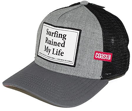 Coastal Cap - Djinns Cap - Baseball Cap Trucker Cap Limited Edition, viele Verschiedene Varianten inklusive Keyholder (Ruined - grau)