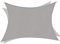 Garden Shade Sail 2.5x4.5m Rainproof Shade Sails Square With metal accessories for Patio Gaden Yard Pergola, Light Gray