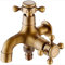 LANCHEN Europeo Antiguo Grifo de Doble propósito Estilo fregona Piscina Grifo de baño montado en la Pared Exterior jardín Grifo latón Vintage