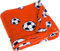 Baby und Kinder Fleece-Decke Fußball, vielseitig nutzbare Kuscheldecke für Jungen und Mädchen, 75 x 100 cm