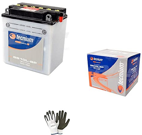COMPATIBILE CON PIAGGIO 250 Vespa GTS 2006 BATTERIA GIA' PRONTA ALL'USO TECNIUM YB10L-BP BATTERIE 11 AMPERE SPECIFICA PER MOTO SCOOTER 135X90X145