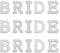 AIEX 15pcs Letter Sew On Patches, Sewing Letters Patches Bling Rhinestone Iron On Bride Patches with Patches Fabric Applique Letter Patches Pearl Patches for Clothing Hats Shoes