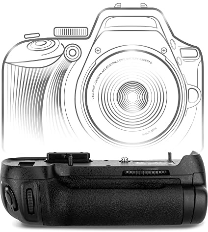 CELLONIC Battery Grip compatible with Nikon D800, Nikon D810 | For EN-EL15 Batteries, Vertical handle designed for extended shooting comfort, for Nikon D800