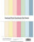 Craftelier - Set 24 Kartonbögen Perlglanz Pastell Textur Kartenherstellung, Scrapbooking und Bastelprojekte | Gewicht 216 Gramm | Größe 15,24 x 20,32 cm (6 x 8)