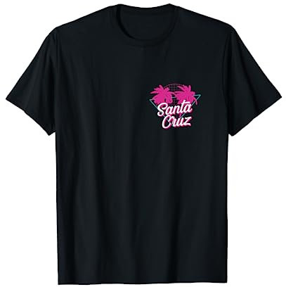 Santa Cruz 80s 90s synthwave vaporwave T-Shirt