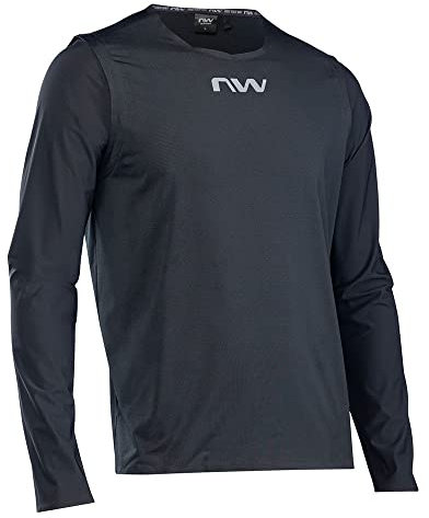 Northwave MTB-Jersey Langarm Crew Pro Schwarz Gr. XL