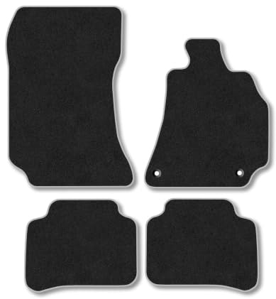 Mercedes CLS (2011-2018) Carpet Car Mats | Grey Edge Trim Tailored Fit Floor Mats Full Coverage Protection Accessories Easy Clean Anti Slip Made in the UK