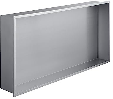 Hornacina de Ducha a Empotrar 60x30x10 cm | Acabado Inoxidable | Estante de Pared para Baño | Diseño Moderno y Resistente | EUROSANIT