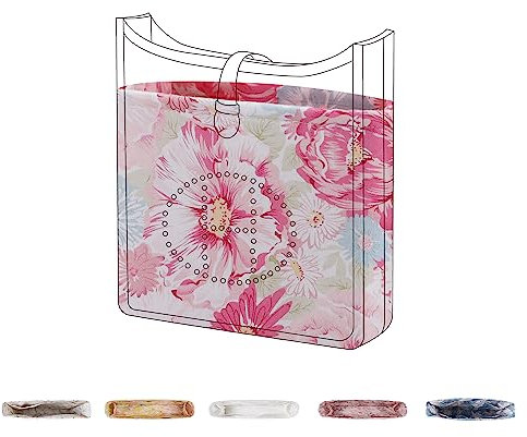 ArcDiary Handtasche Organizer für Evelyne TPM/PM/GM/TGM, Leicht Tasche in Tasche Organizer Innentaschen, Handtasche Organisator für Luxuriöser Tote Taschen(PM29,Blooming)