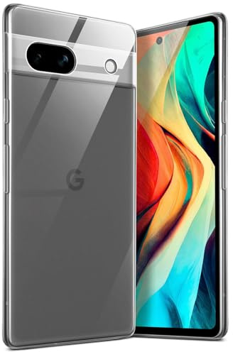 moex für Google Pixel 7a Hülle Durchsichtig, Silikon Handyhülle Transparent, Clear Case Ultra Slim, Backcover Schutzhülle Dünn, Silikonhülle Minimalistisch, Aero Case, Klar