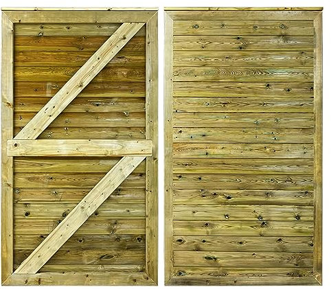 Side Gate - Premium Horizontal Tongue and Groove (2100mm x 800mm, Left Side Hinge, with Capping)