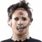 ABIN Texas Chainsaw Massacre Mask,Halloween Latex Scary Mask,Unisex Horror Cosplay Costume Props Toys,for Carnival, Halloween,Party
