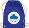 Shirtracer Turnbeutel Rucksack - Karneval & Fasching - Taschen - Glücksbär Wolke I Glücksbärchi Wolken Himmel I Fastnacht I Fasnacht I Fasnet - Unisize - Royalblau - karnevalsbeutel faschings