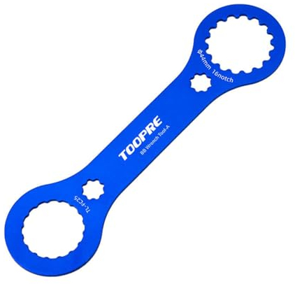 1 Stück Tretlagerwerkzeug 4 in 1, Centerlock Werkzeug, Kurbelsatzschlüssel, BB-Schraubenschlüssel Aluminiumlegierung, Tretlager Entferner, Fahrrad Innenlager Schraubenschlüssel