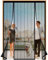 Double Door Magnetic Fly Screens for Doors - 150(38/74/38) x200cm Double Door Screen Curtain, Powerful Magnets, Full Frame Hook and Loop for Patio Door, Sliding Door, Double Door, French Door
