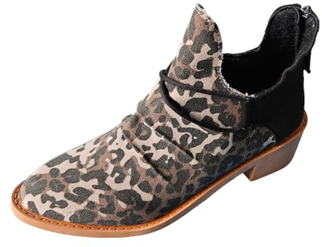 WKAYsIV Stivaletti-Traspirante-Stivali-Traforati Stivali da Cowboy Donna Motociclista Stivali Estivi Donna con Frange 41 23.99