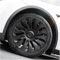 Fab.Labs Radkappen für Tesla Model Y, 19 Zoll, Schwarz, Clip-on Montage, Kunststoff, 4er Set